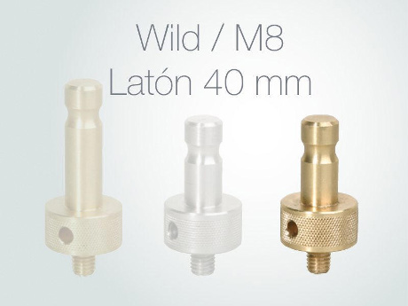 Adaptador tetón ACRE wild con rosca M8 / 12mm 40mm de latón