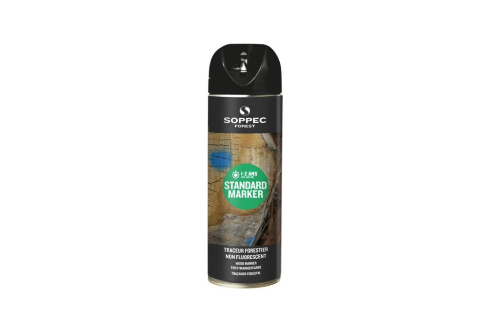 Spray de señalización STANDARD MARKER Negro SOPPEC