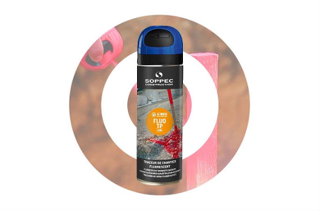 Spray pintura fluorescente FLUO TP. Azul SOPPEC
