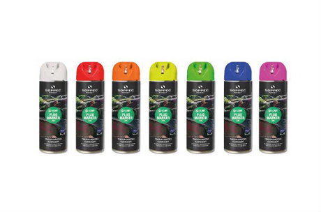 Spray de pintura forestal fluorescente FLUO MARKER SOPPEC