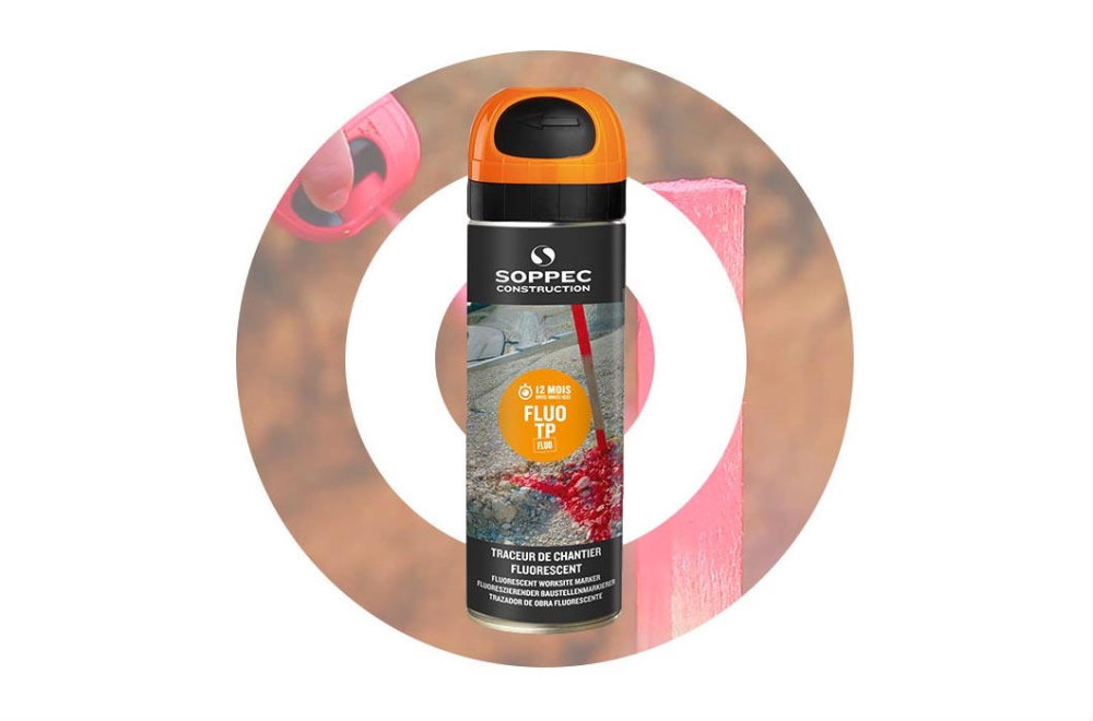 Spray pintura fluorescente FLUO TP. Naranja SOPPEC