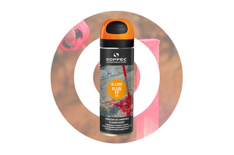 Spray pintura fluorescente FLUO TP. Naranja SOPPEC