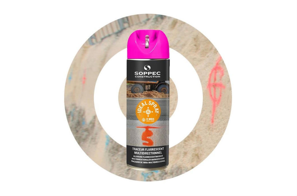 Spray de pintura 360º IDEAL Cereza SOPPEC