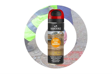 Spray de pintura PROMARKER Rojo SOPPEC