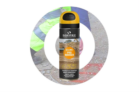 Spray de pintura PROMARKER Amarillo SOPPEC