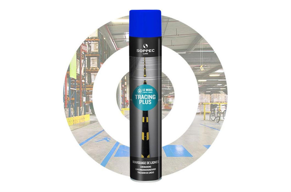 Trazador de líneas industrial TRACING PLUS. Azul SOPPEC