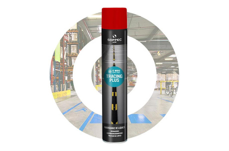 Trazador de líneas industrial TRACING PLUS. Rojo SOPPEC
