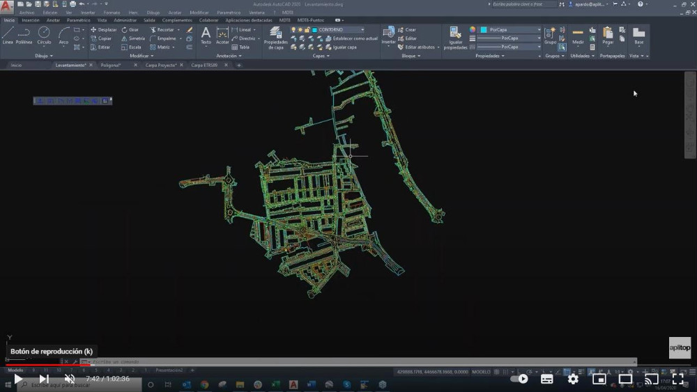 TCP MDT V9 Standard. Software de topografía