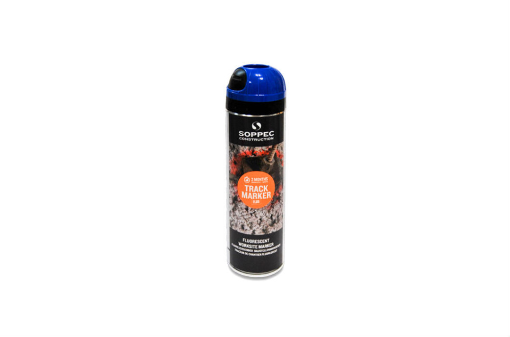 Spray de señalización para obra fluorescente SOPPEC TRACK MARKER Azul