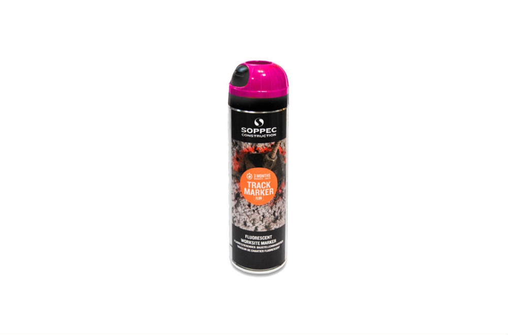 Spray de señalización para obra fluorescente SOPPEC TRACK MARKER Cereza